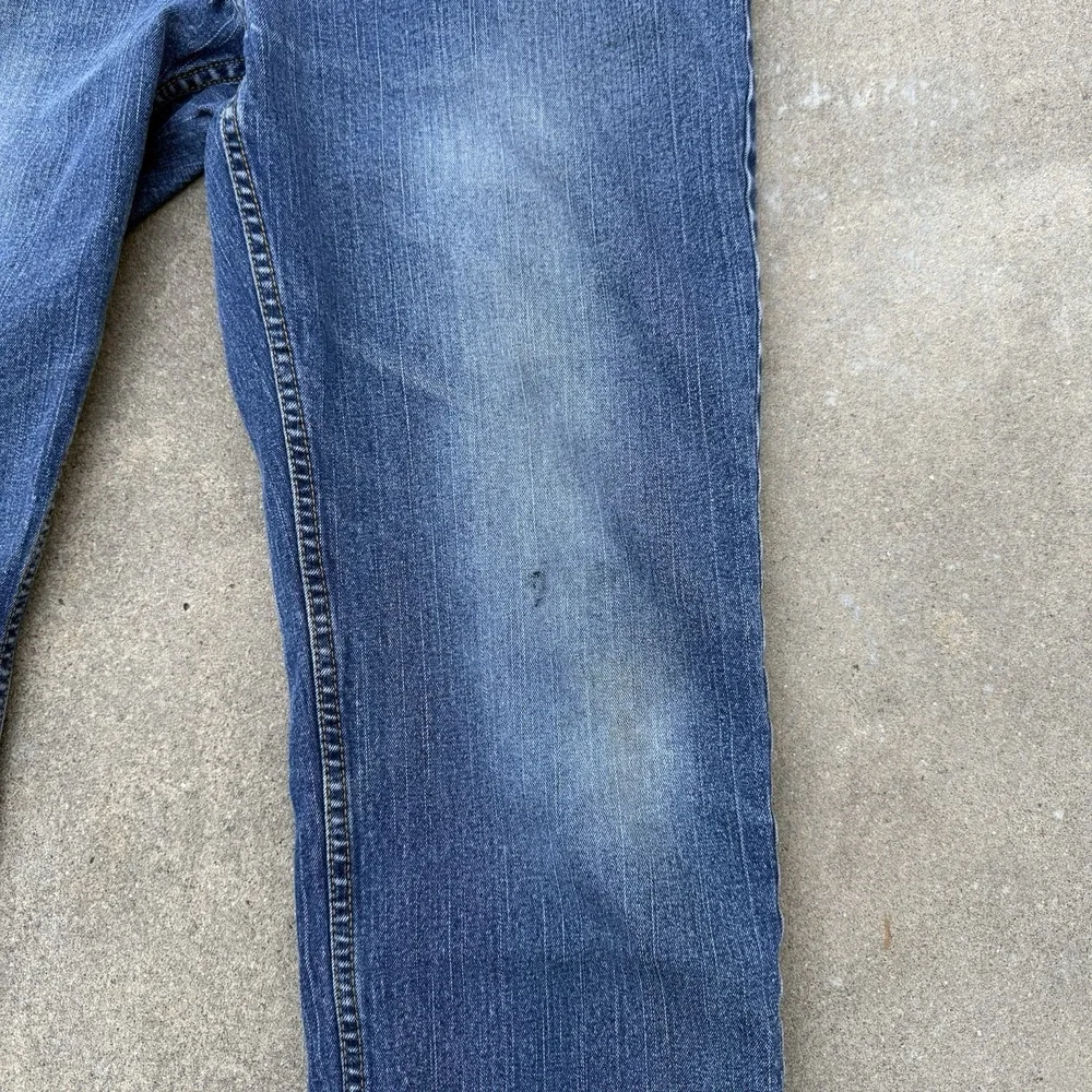 Y2K Unicorno Uomo Italia Jeans Mens 34x30 Blue Denim Straight‎ Leg Made in Italy